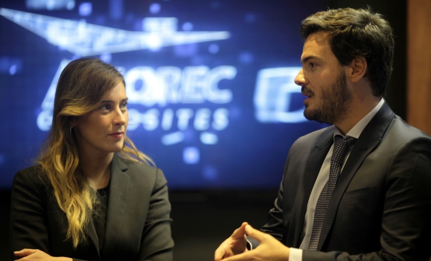 The Undersecretary of State to the Presidency of the Council of Ministers Maria Elena Boschi visits Aviorec, a sparkling example of Italian excellence