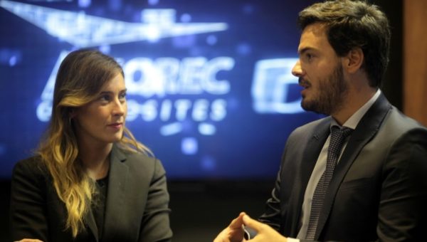 Maria Elena Boschi, sottosegretaria di Stato alla presidenza del Consiglio dei Ministri, in visita ad Aviorec: “eccellenza italiana”
